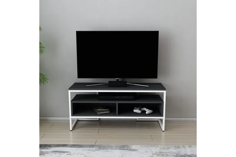 Desgrar Tv-benk 110x49,9 cm - Hvit - Møbler - Mediamøbel & tv møbel - TV-benk & mediabenk