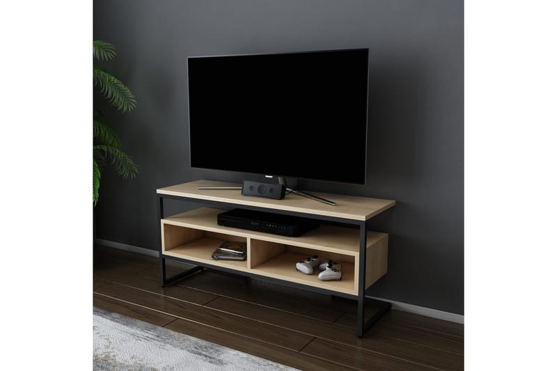 Desgrar Tv-benk 110x49,9 cm - Svart - Møbler - Mediamøbel & tv møbel - TV-benk & mediabenk