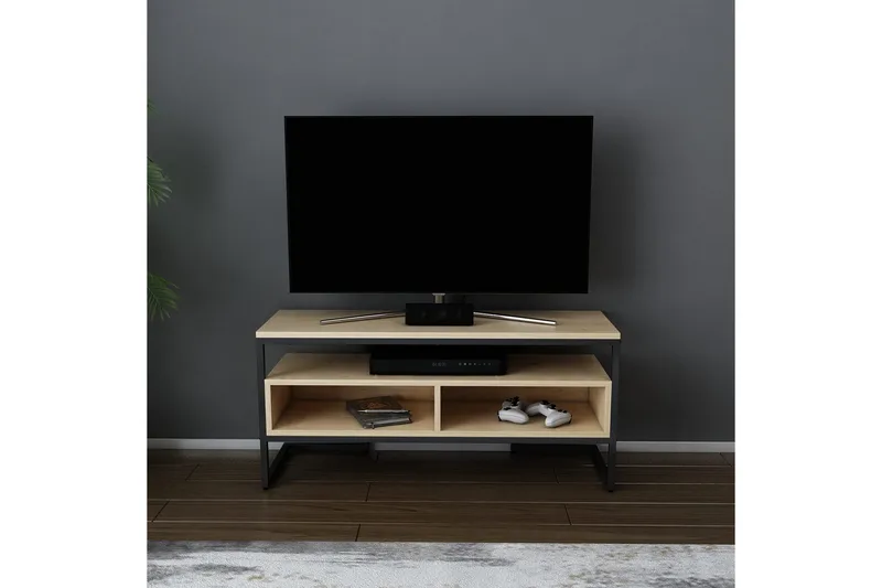 Desgrar Tv-benk 110x49,9 cm - Svart - Møbler - Mediamøbel & tv møbel - TV-benk & mediabenk