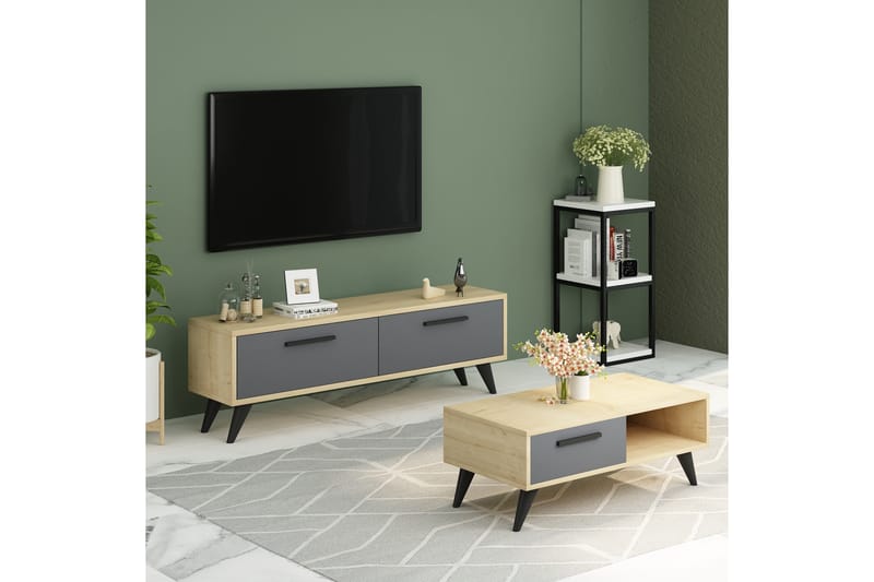 Desgrar Tv-benk 120x45 cm - Blå - Møbler - Mediamøbel & tv møbel - TV-benk & mediabenk