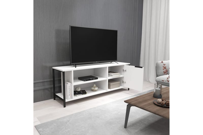 Desgrar Tv-benk 120x54 cm - Hvit - Møbler - Mediamøbel & tv møbel - TV-benk & mediabenk