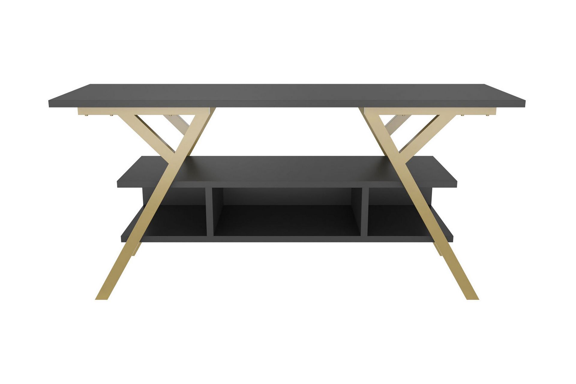 Desgrar Tv-benk 120x55 cm - Gull - Møbler - Mediamøbel & tv møbel - TV-benk & mediabenk