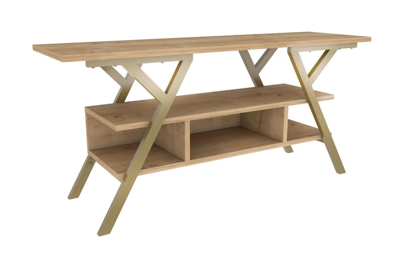 Desgrar Tv-benk 120x55 cm - Gull - Møbler - Mediamøbel & tv møbel - TV-benk & mediabenk