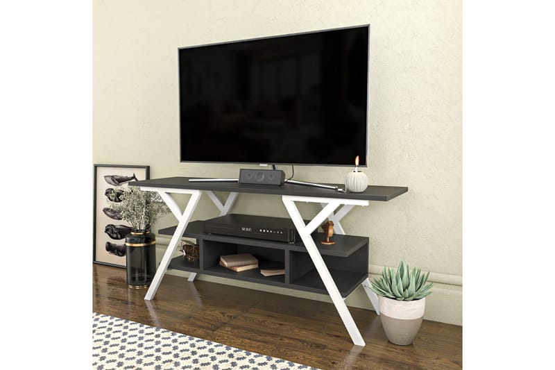 Desgrar Tv-benk 120x55 cm - Hvit - Møbler - Mediamøbel & tv møbel - TV-benk & mediabenk