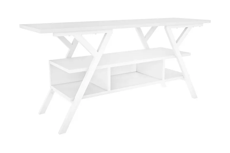 Desgrar Tv-benk 120x55 cm, Hvit