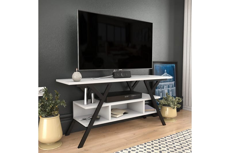 Desgrar Tv-benk 120x55 cm - Svart - Møbler - Mediamøbel & tv møbel - TV-benk & mediabenk