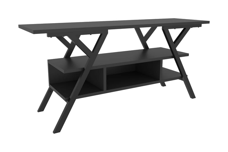 Desgrar Tv-benk 120x55 cm - Svart - TV-benk & mediabenk