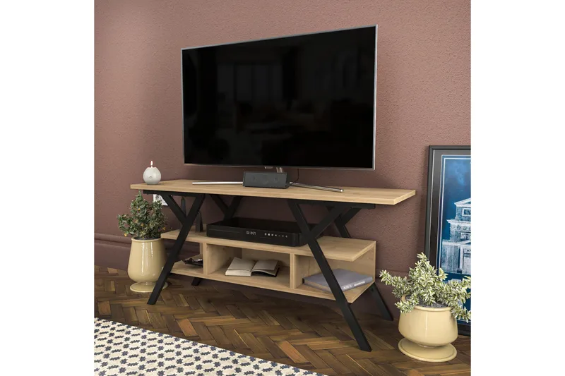 Desgrar Tv-benk 120x55 cm - Svart - Møbler - Mediamøbel & tv møbel - TV-benk & mediabenk