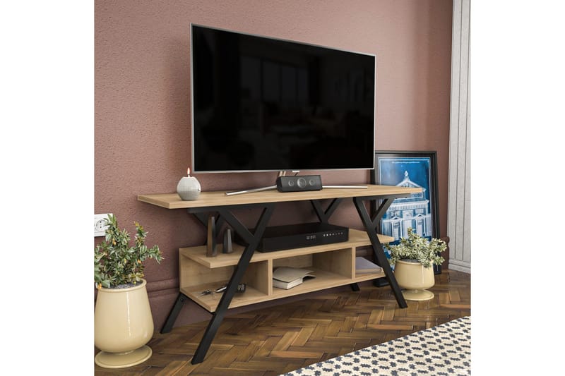 Desgrar Tv-benk 120x55 cm - Svart - Møbler - Mediamøbel & tv møbel - TV-benk & mediabenk