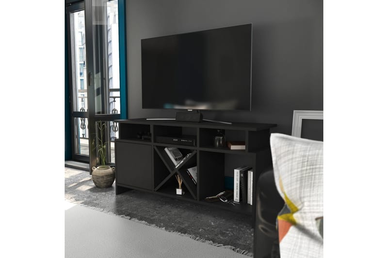 Desgrar Tv-benk 120x60,6 cm - Antrasitt - TV-benk & mediabenk