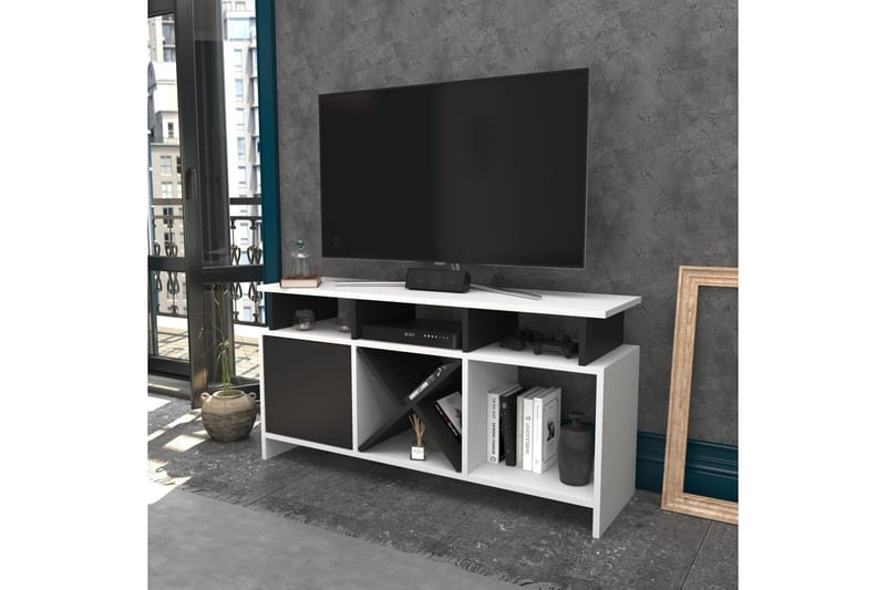 Desgrar Tv-benk 120x60,6 cm - Hvit - TV-benk & mediabenk