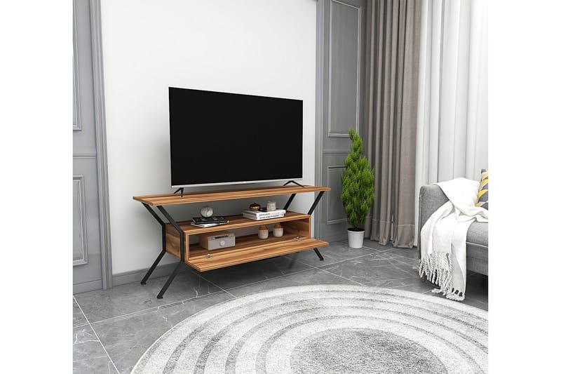 Desgrar Tv-benk 124x54 cm - Brun - Møbler - Mediamøbel & tv møbel - TV-benk & mediabenk