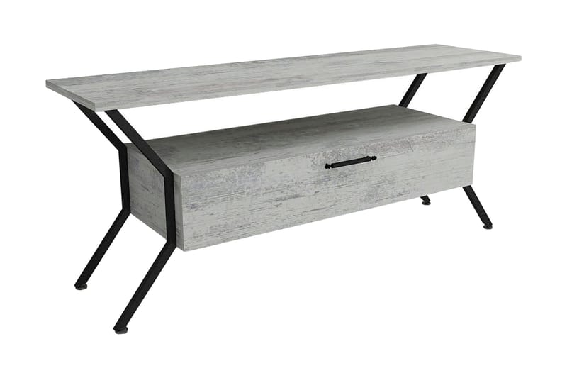 Desgrar Tv-benk 124x54 cm - Grå - Møbler - Mediamøbel & tv møbel - TV-benk & mediabenk