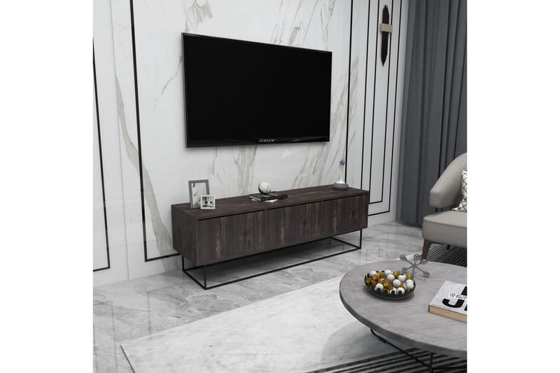 Desgrar Tv-benk 140x50 cm - Brun - Møbler - Mediamøbel & tv møbel - TV-benk & mediabenk