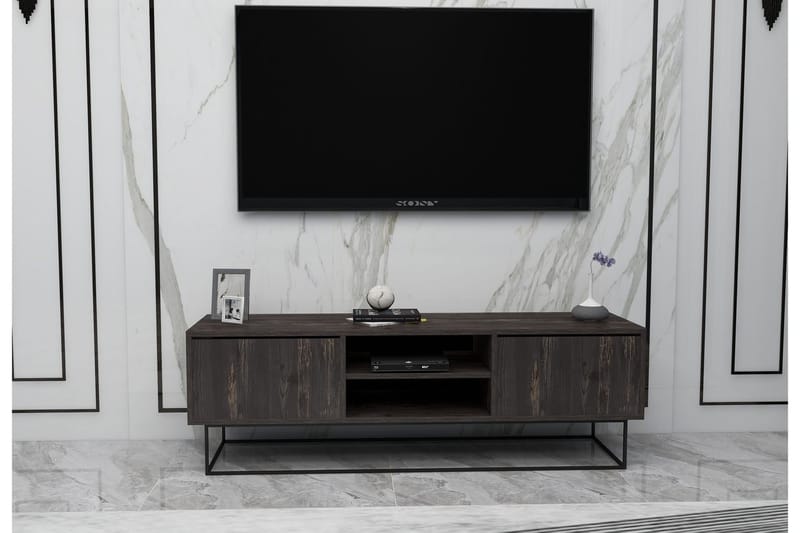 Desgrar Tv-benk 140x50 cm - Brun - Møbler - Mediamøbel & tv møbel - TV-benk & mediabenk