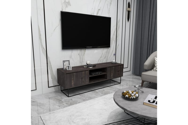 Desgrar Tv-benk 140x50 cm - Brun - Møbler - Mediamøbel & tv møbel - TV-benk & mediabenk