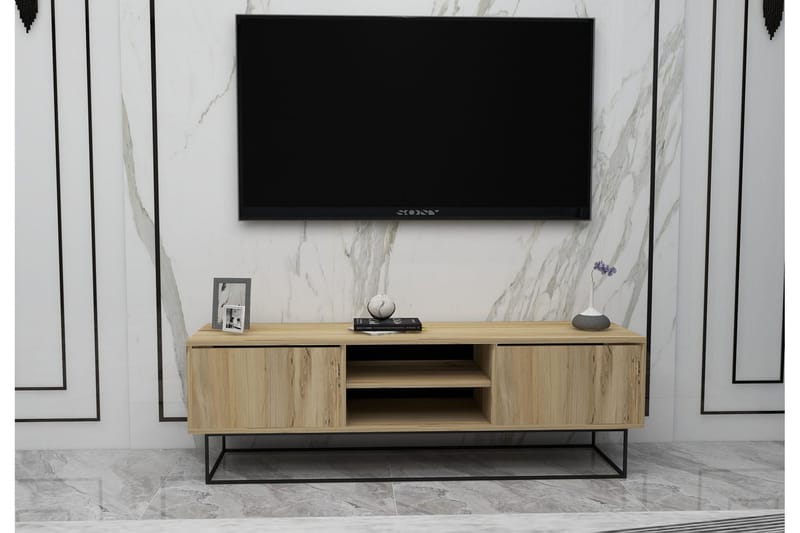 Desgrar Tv-benk 140x50 cm - Flerfarget - Møbler - Mediamøbel & tv møbel - TV-benk & mediabenk