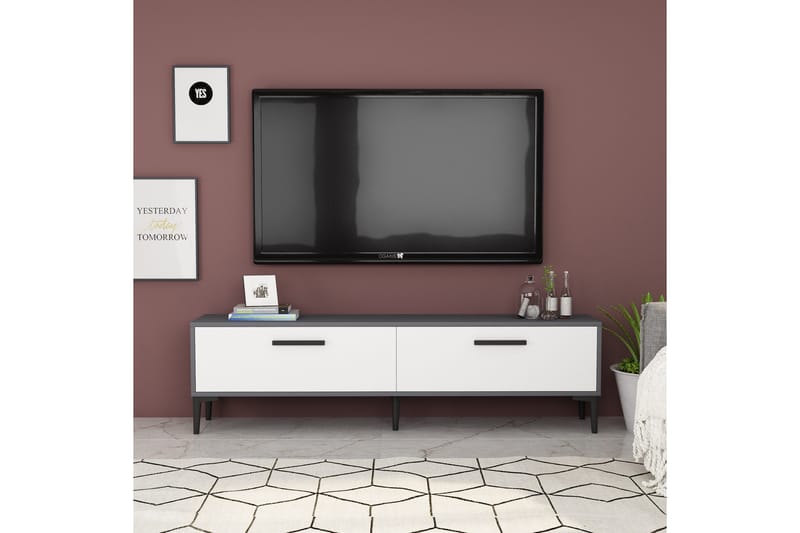 Desgrar Tv-benk 150x45 cm - Antrasitt - Møbler - Mediamøbel & tv møbel - TV-benk & mediabenk