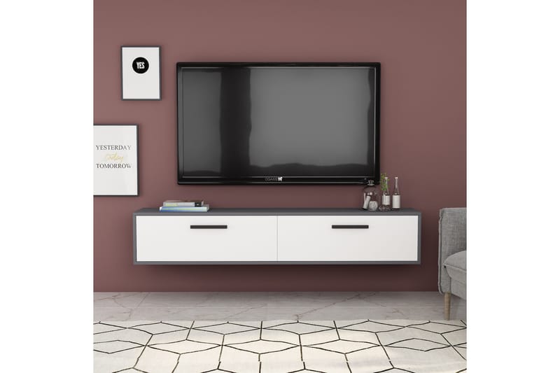 Desgrar Tv-benk 150x45 cm - Antrasitt - TV-benk & mediabenk