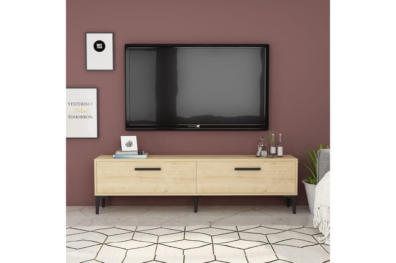 Desgrar Tv-benk 150x45 cm - Blå - TV-benk & mediabenk