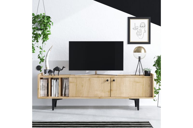 Desgrar Tv-benk 150x47 cm - Blå - Møbler - Mediamøbel & tv møbel - TV-benk & mediabenk