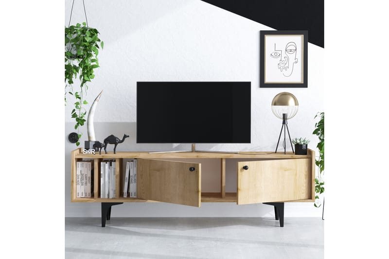 Desgrar Tv-benk 150x47 cm - Blå - Møbler - Mediamøbel & tv møbel - TV-benk & mediabenk
