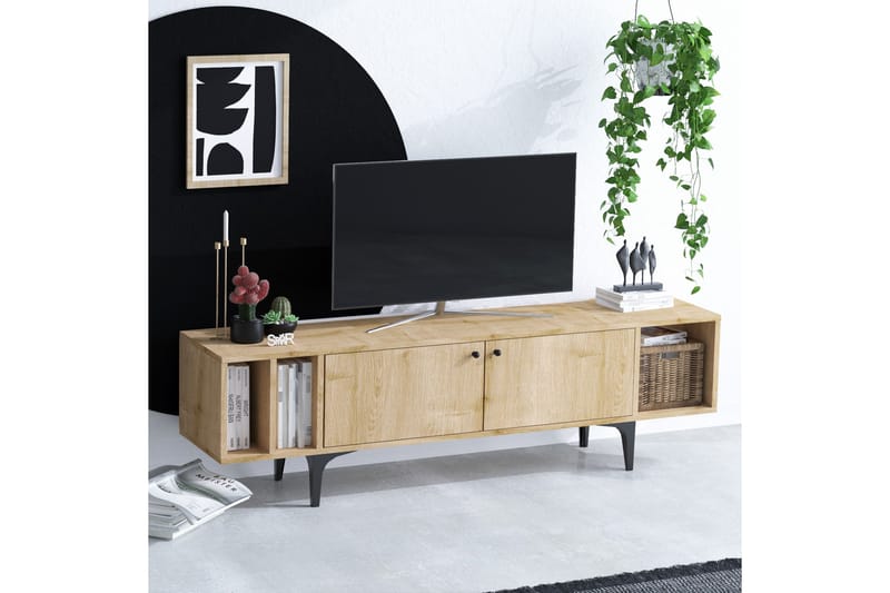 Desgrar Tv-benk 150x47 cm - Blå - TV-benk & mediabenk