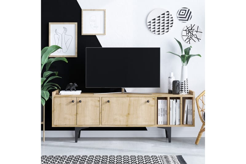 Desgrar Tv-benk 150x57 cm - Blå - Møbler - Mediamøbel & tv møbel - TV-benk & mediabenk