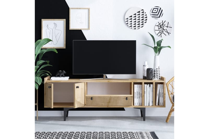 Desgrar Tv-benk 150x57 cm - Blå - Møbler - Mediamøbel & tv møbel - TV-benk & mediabenk