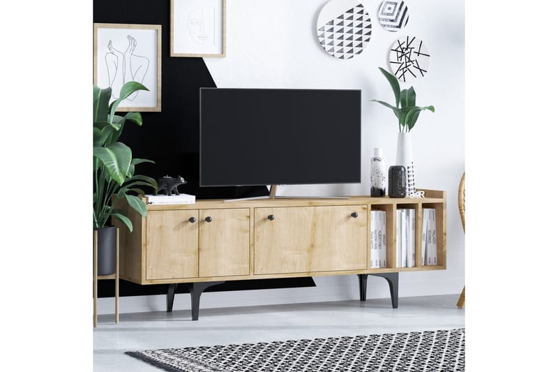 Desgrar Tv-benk 150x57 cm - Blå - Møbler - Mediamøbel & tv møbel - TV-benk & mediabenk