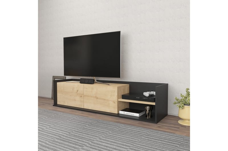 Desgrar Tv-benk 160x36,8 cm - Antrasitt - TV-benk & mediabenk