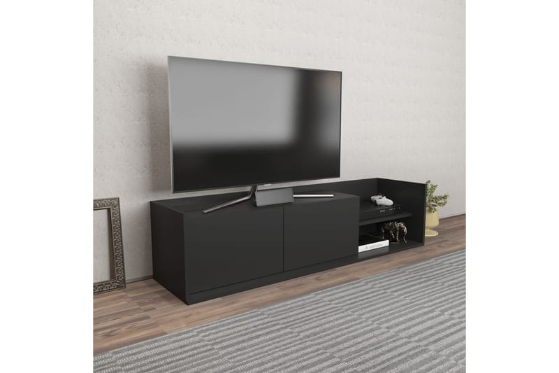 Desgrar Tv-benk 160x36,8 cm - Antrasitt - TV-benk & mediabenk