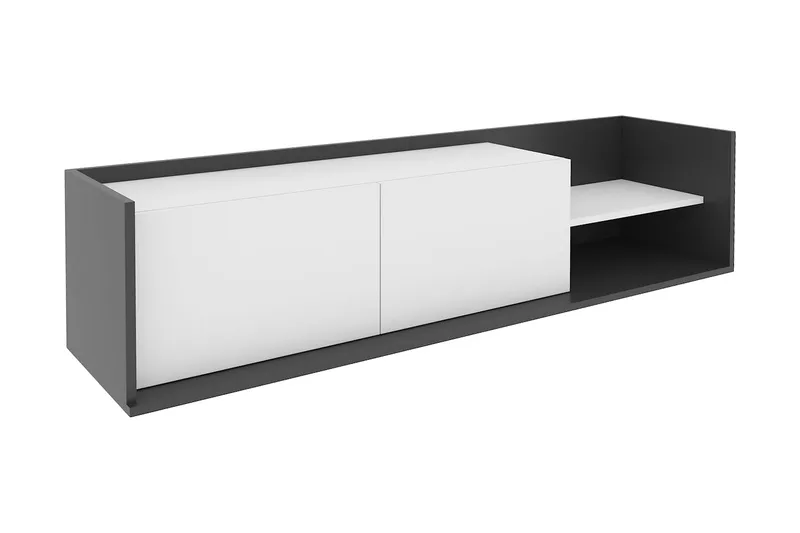 Desgrar Tv-benk 160x36,8 cm, Antrasitt