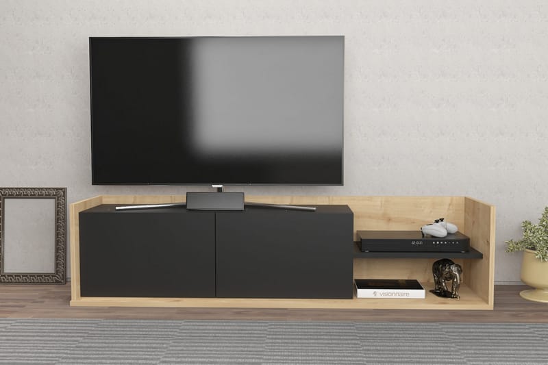 Desgrar Tv-benk 160x36,8 cm - Brun - TV-benk & mediabenk