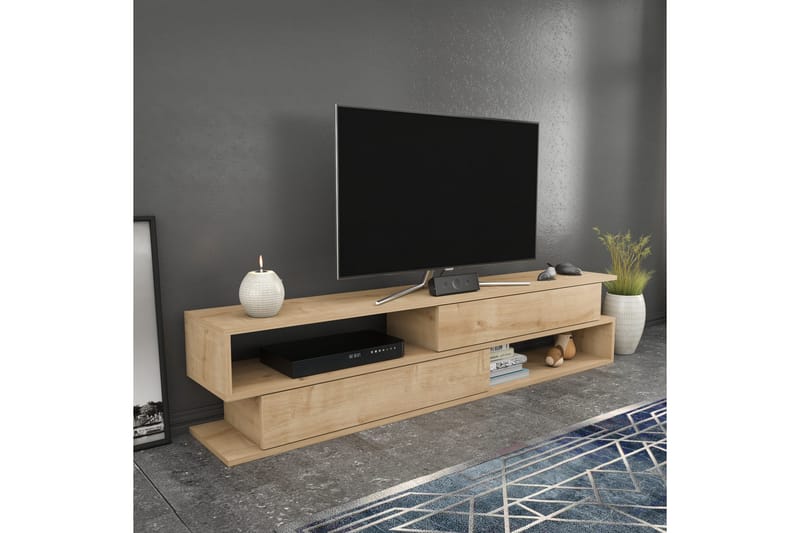Desgrar Tv-benk 160x38,6 cm - Brun - TV-benk & mediabenk