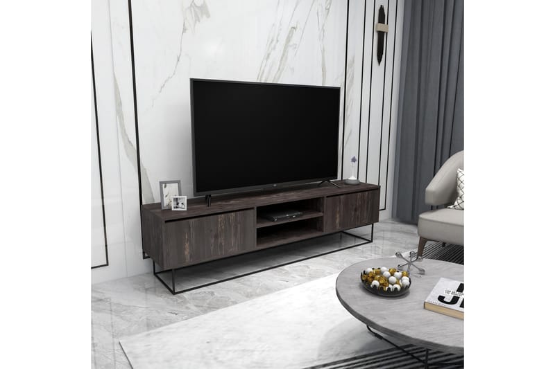Desgrar Tv-benk 180x50 cm - Brun - Møbler - Mediamøbel & tv møbel - TV-benk & mediabenk