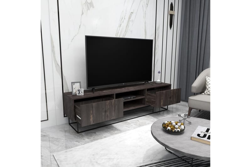 Desgrar Tv-benk 180x50 cm - Brun - Møbler - Mediamøbel & tv møbel - TV-benk & mediabenk