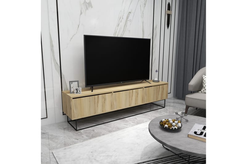 Desgrar Tv-benk 180x50 cm - Flerfarget - Møbler - Mediamøbel & tv møbel - TV-benk & mediabenk