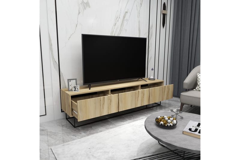 Desgrar Tv-benk 180x50 cm - Flerfarget - TV-benk & mediabenk