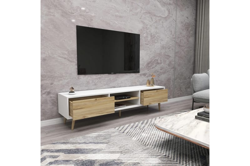 Desgrar Tv-benk 180x50 cm - Flerfarget - Møbler - Mediamøbel & tv møbel - TV-benk & mediabenk