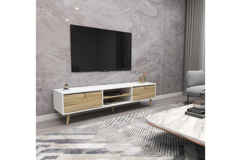Desgrar Tv-benk 180x50 cm - Flerfarget - Møbler - Mediamøbel & tv møbel - TV-benk & mediabenk