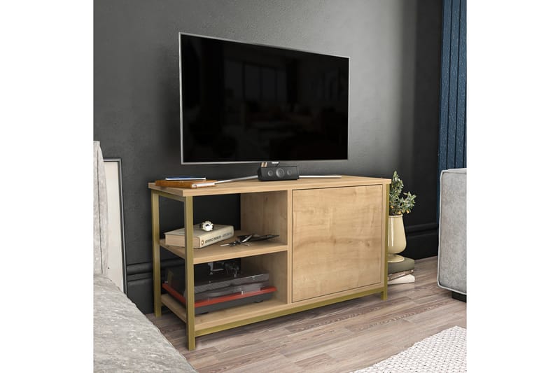 Desgrar Tv-benk 89,6x50,8 cm - Gull - Møbler - Mediamøbel & tv møbel - TV-benk & mediabenk