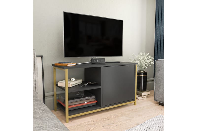 Desgrar Tv-benk 89,6x50,8 cm - Gull - Møbler - Mediamøbel & tv møbel - TV-benk & mediabenk