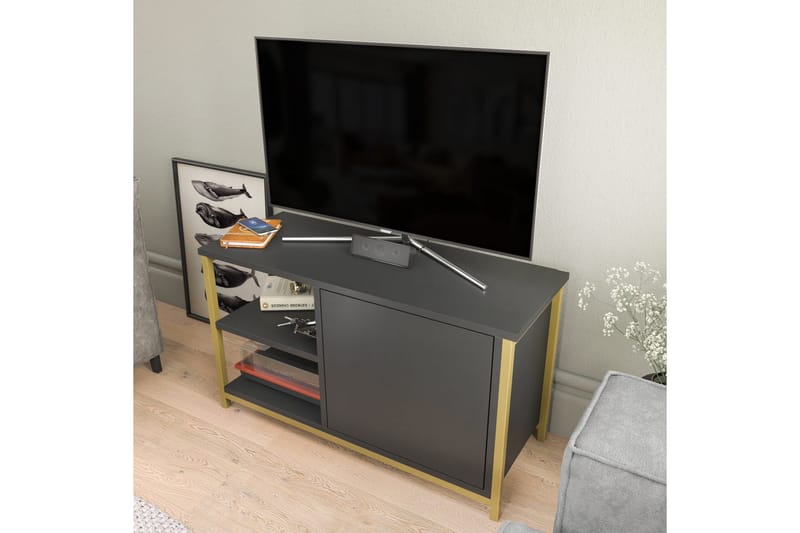 Desgrar Tv-benk 89,6x50,8 cm - Gull - Møbler - Mediamøbel & tv møbel - TV-benk & mediabenk