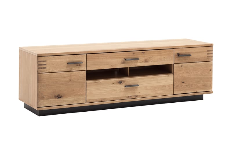 Dimoff TV-benk 180 cm - Eik/ Antrasitt - Møbler - Mediamøbel & tv møbel - TV-benk & mediabenk