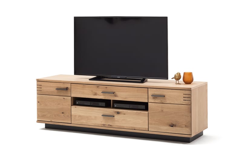 Dimoff TV-benk 180 cm - Eik/ Antrasitt - Møbler - Mediamøbel & tv møbel - TV-benk & mediabenk