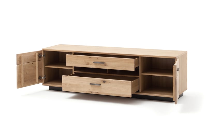 Dimoff TV-benk 180 cm - Eik/ Antrasitt - Møbler - Mediamøbel & tv møbel - TV-benk & mediabenk