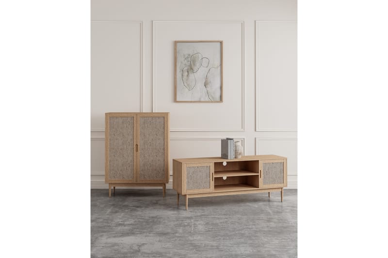 Djack TV-benk 150 cm - Brun - Møbler - Mediamøbel & tv møbel - TV-benk & mediabenk