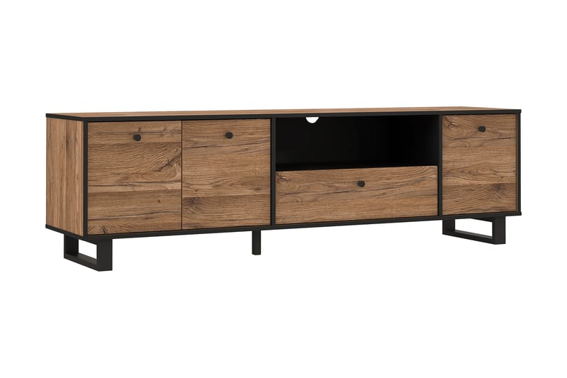Donmills TV-benk 180 cm - Brun/Svart - Møbler - Mediamøbel & tv møbel - TV-benk & mediabenk