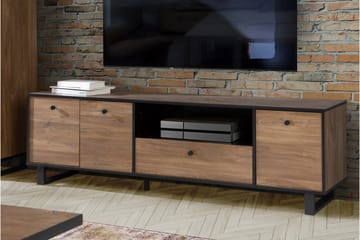 Donmills TV-benk 180 cm - Brun/Svart - Møbler - Mediamøbel & tv møbel - TV-benk & mediabenk